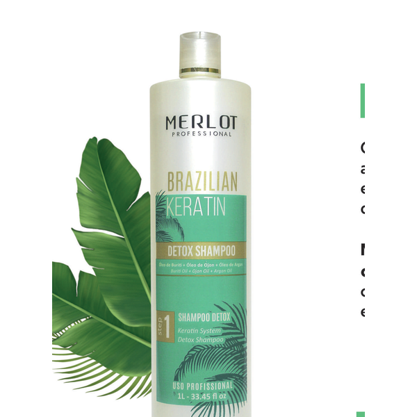 Brazilian Keratin Shampoo Detox 1Lt