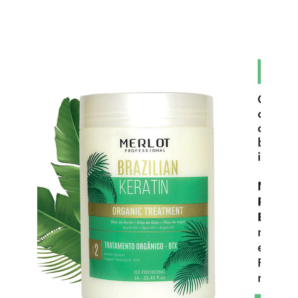 Brazilian Keratin Tratamento Orgânico Btox 1Lt